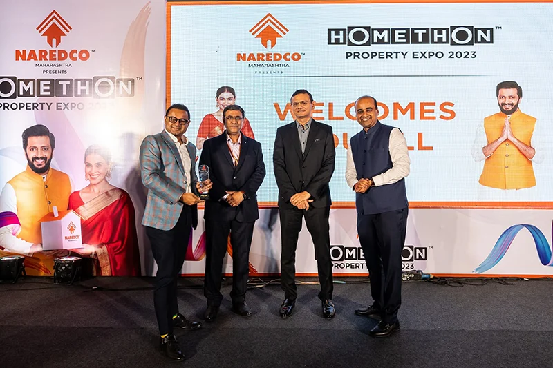 Homethon Rising Star Award Platinum – KANAI INFRA LLP. NAREDCO, Homethon Property Expo 2023